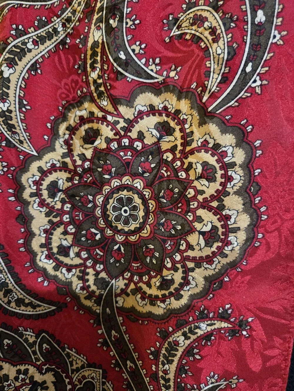 Paisley ELLEN TRACY Silk Scarf